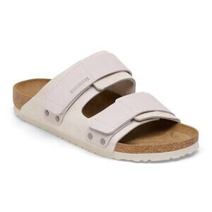 Birkenstock Uji Nubuck Suede Leather Antique White Sandals US7 EU38 1024822